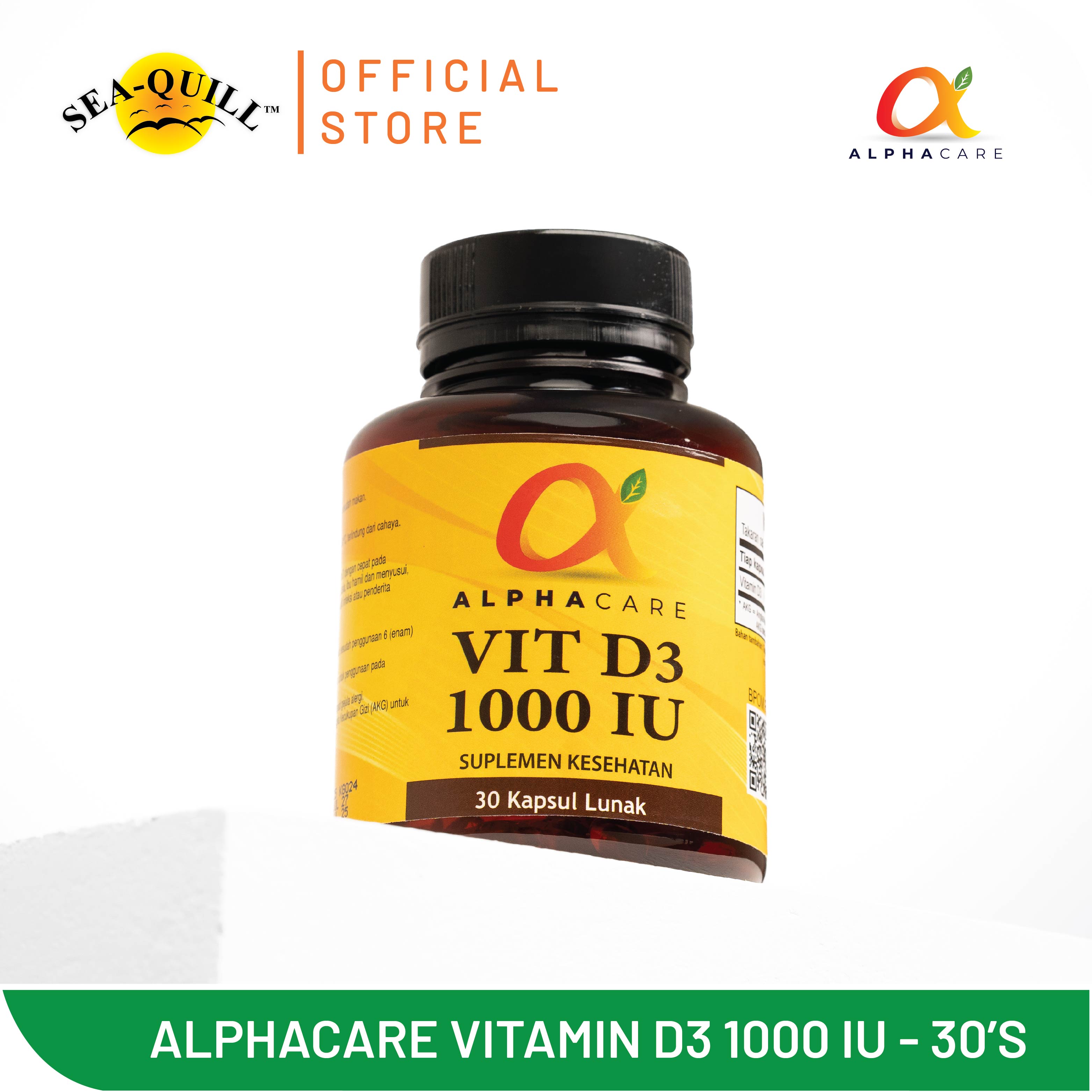 Seaquill Alphacare Vitamin D3 1000 IU